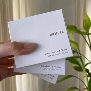 NIB — lilah b. Divine Duo Lip & Cheek Trio — b. daring, b. fearless, b. lovely